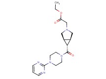 ethyl {(1R*,5S*,6r)-6-[(4-pyrimidin-2-ylpiperazin-1-yl)carbonyl]-3-azabicyclo[3.1.0]hex-3-yl}acetate
