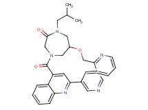 1-isobutyl-6-(2-pyridinylmethoxy)-4-{[2-(3-pyridinyl)-4-quinolinyl]carbonyl}-1,4-diazepan-2-one