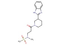 N-{3-[3-(1H-benzimidazol-2-yl)-1-piperidinyl]-3-oxopropyl}-N-methylmethanesulfonamide