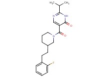 5-({3-[2-(2-fluorophenyl)ethyl]-1-piperidinyl}carbonyl)-2-isopropyl-4(3H)-pyrimidinone