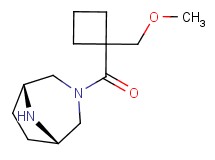 (1R*,5S*)-3-{[1-(methoxymethyl)cyclobutyl]carbonyl}-3,8-diazabicyclo[3.2.1]octane