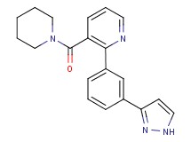 3-(1-piperidinylcarbonyl)-2-[3-(1H-pyrazol-3-yl)phenyl]pyridine