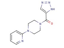 1-(2-pyridinyl)-4-(1H-1,2,3-triazol-5-ylcarbonyl)piperazine