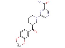 6-[3-(3,4-dimethoxybenzoyl)piperidin-1-yl]pyrazine-2-carboxamide