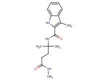 N-[1,1-dimethyl-4-(methylamino)-4-oxobutyl]-3-methyl-1H-indole-2-carboxamide