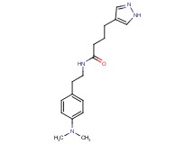 N-{2-[4-(dimethylamino)phenyl]ethyl}-4-(1H-pyrazol-4-yl)butanamide