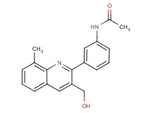 N-{3-[3-(hydroxymethyl)-8-methylquinolin-2-yl]phenyl}acetamide