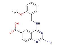 2-amino-4-[(2-methoxybenzyl)amino]quinazoline-6-carboxylic acid