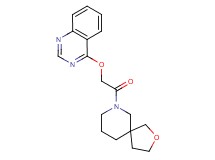 4-[2-(2-oxa-7-azaspiro[4.5]dec-7-yl)-2-oxoethoxy]quinazoline