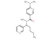 6-(dimethylamino)-N-methyl-N-(1-pyridin-3-ylpentyl)nicotinamide