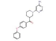 [1-(6-aminopyrimidin-4-yl)piperidin-3-yl](4-phenoxyphenyl)methanone