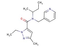N-(sec-butyl)-1-ethyl-3-methyl-N-(pyridin-3-ylmethyl)-1H-pyrazole-5-carboxamide