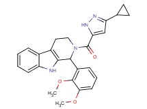 2-[(3-cyclopropyl-1H-pyrazol-5-yl)carbonyl]-1-(2,3-dimethoxyphenyl)-2,3,4,9-tetrahydro-1H-beta-carboline