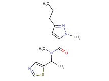 N,1-dimethyl-3-propyl-N-[1-(1,3-thiazol-5-yl)ethyl]-1H-pyrazole-5-carboxamide