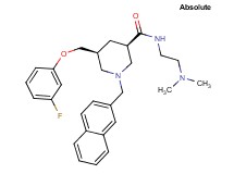 (3R,5S)-N-[2-(dimethylamino)ethyl]-5-[(3-fluorophenoxy)methyl]-1-(2-naphthylmethyl)-3-piperidinecarboxamide