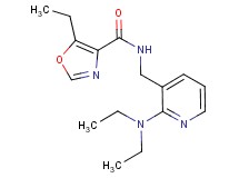 N-{[2-(diethylamino)-3-pyridinyl]methyl}-5-ethyl-1,3-oxazole-4-carboxamide