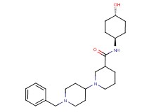 1'-benzyl-N-(trans-4-hydroxycyclohexyl)-1,4'-bipiperidine-3-carboxamide