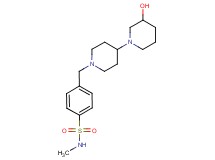 4-[(3-hydroxy-1,4'-bipiperidin-1'-yl)methyl]-N-methylbenzenesulfonamide