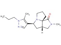(3aS*,5S*,9aS*)-2-methyl-5-(5-methyl-1-propyl-1H-pyrazol-4-yl)hexahydro-7H-pyrrolo[3,4-g]pyrrolizin-1(2H)-one
