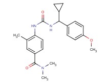 4-[({[cyclopropyl(4-methoxyphenyl)methyl]amino}carbonyl)amino]-N,N,3-trimethylbenzamide