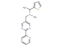 N-methyl-N-[(2-pyridin-2-ylpyrimidin-5-yl)methyl]-1-(2-thienyl)ethanamine
