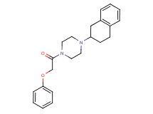 1-(phenoxyacetyl)-4-(1,2,3,4-tetrahydronaphthalen-2-yl)piperazine