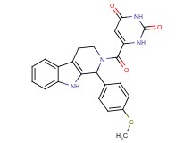 6-({1-[4-(methylthio)phenyl]-1,3,4,9-tetrahydro-2H-beta-carbolin-2-yl}carbonyl)-2,4(1H,3H)-pyrimidinedione