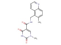 1-methyl-N-[(6-methylquinolin-5-yl)methyl]-2,4-dioxo-1,2,3,4-tetrahydropyrimidine-5-carboxamide