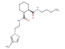 (1R*,2S*)-N-butyl-N'-[2-(4-methyl-1H-pyrazol-1-yl)ethyl]-1,2-cyclohexanedicarboxamide