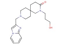 2-(3-hydroxypropyl)-9-(imidazo[1,2-a]pyridin-2-ylmethyl)-2,9-diazaspiro[5.5]undecan-3-one