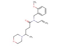 N-allyl-N-(2-methoxybenzyl)-4-morpholin-4-ylpentanamide