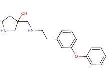 3-({[2-(3-phenoxyphenyl)ethyl]amino}methyl)-3-pyrrolidinol dihydrochloride