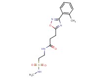 N-{2-[(methylamino)sulfonyl]ethyl}-3-[3-(2-methylphenyl)-1,2,4-oxadiazol-5-yl]propanamide