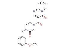 3-{[4-(3-methoxybenzyl)-3-oxo-1-piperazinyl]carbonyl}-4H-pyrido[1,2-a]pyrimidin-4-one