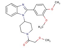 2-(3,4-dimethoxyphenyl)-1-[1-(methoxyacetyl)-4-piperidinyl]-1H-benzimidazole