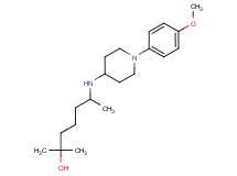 6-{[1-(4-methoxyphenyl)-4-piperidinyl]amino}-2-methyl-2-heptanol bis(trifluoroacetate) (salt)