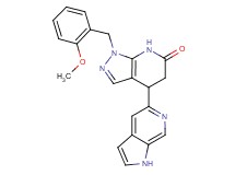 1-(2-methoxybenzyl)-4-(1H-pyrrolo[2,3-c]pyridin-5-yl)-1,4,5,7-tetrahydro-6H-pyrazolo[3,4-b]pyridin-6-one