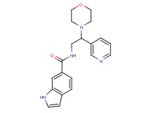 N-(2-morpholin-4-yl-2-pyridin-3-ylethyl)-1H-indole-6-carboxamide