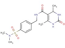 N-{4-[(dimethylamino)sulfonyl]benzyl}-4,6-dimethyl-2-oxo-1,2,3,4-tetrahydropyrimidine-5-carboxamide