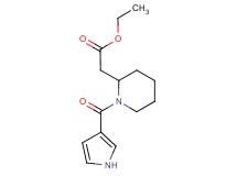 ethyl [1-(1H-pyrrol-3-ylcarbonyl)-2-piperidinyl]acetate