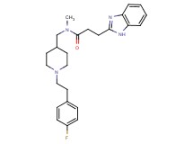 3-(1H-benzimidazol-2-yl)-N-({1-[2-(4-fluorophenyl)ethyl]-4-piperidinyl}methyl)-N-methylpropanamide