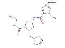 (4S)-N-ethyl-4-{[(1-methyl-1H-imidazol-5-yl)carbonyl]amino}-1-(1,3-thiazol-2-ylmethyl)-L-prolinamide