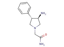 2-[rel-(3R,4S)-3-amino-4-phenyl-1-pyrrolidinyl]acetamide dihydrochloride