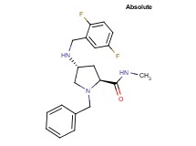 (4R)-1-benzyl-4-[(2,5-difluorobenzyl)amino]-N-methyl-L-prolinamide