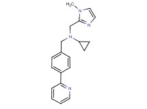 N-[(1-methyl-1H-imidazol-2-yl)methyl]-N-(4-pyridin-2-ylbenzyl)cyclopropanamine