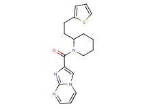 2-({2-[2-(2-thienyl)ethyl]-1-piperidinyl}carbonyl)imidazo[1,2-a]pyrimidine