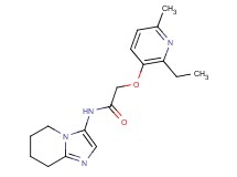 2-[(2-ethyl-6-methylpyridin-3-yl)oxy]-N-(5,6,7,8-tetrahydroimidazo[1,2-a]pyridin-3-yl)acetamide
