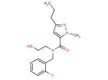 N-(2-fluorobenzyl)-N-(2-hydroxyethyl)-1-methyl-3-propyl-1H-pyrazole-5-carboxamide