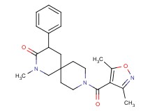 9-[(3,5-dimethyl-4-isoxazolyl)carbonyl]-2-methyl-4-phenyl-2,9-diazaspiro[5.5]undecan-3-one