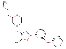2-(2-methoxyethyl)-4-{[5-methyl-2-(3-phenoxyphenyl)-1,3-oxazol-4-yl]methyl}morpholine